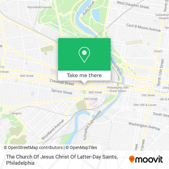 The Church Of Jesus Christ Of Latter-Day Saints map