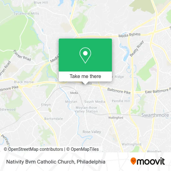 Nativity Bvm Catholic Church map