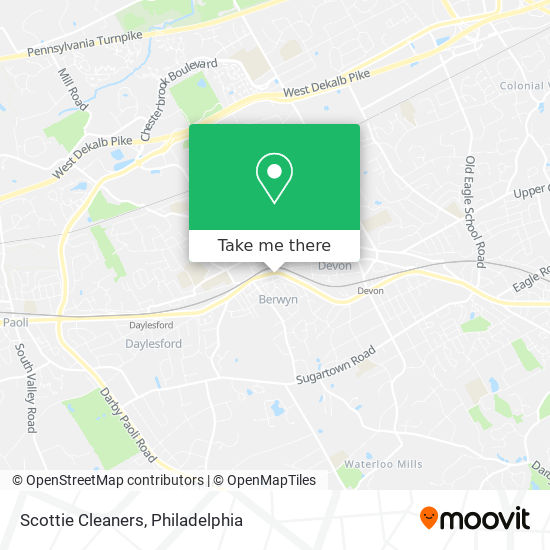 Scottie Cleaners map