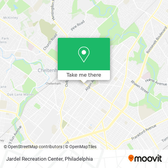 Jardel Recreation Center map