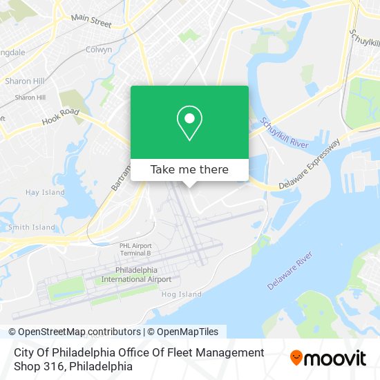 Mapa de City Of Philadelphia Office Of Fleet Management Shop 316