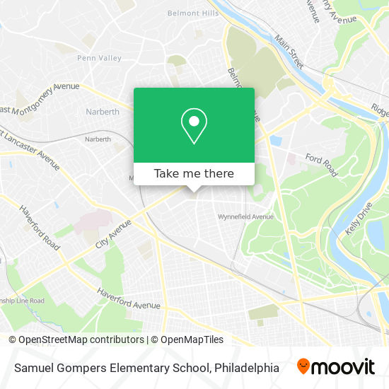 Samuel Gompers Elementary School map