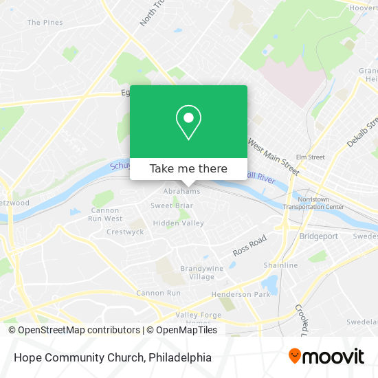 Mapa de Hope Community Church