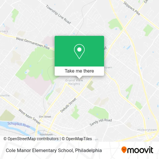 Mapa de Cole Manor Elementary School