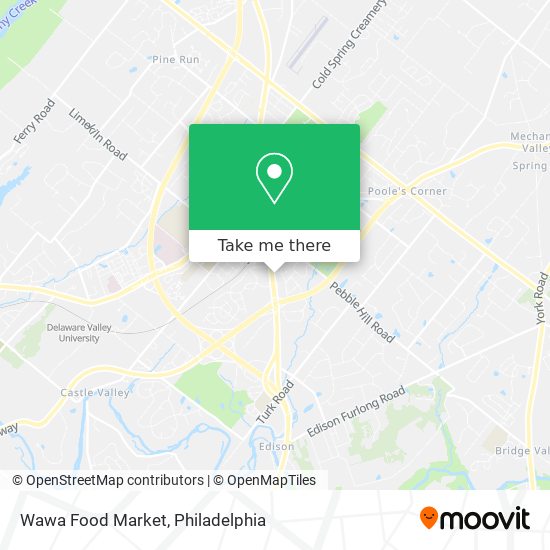 Wawa Food Market map