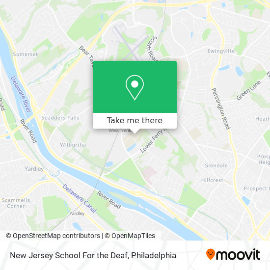 New Jersey School For the Deaf map