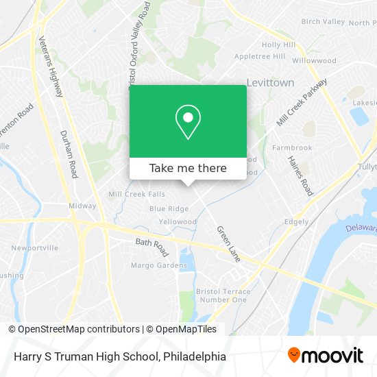 Mapa de Harry S Truman High School