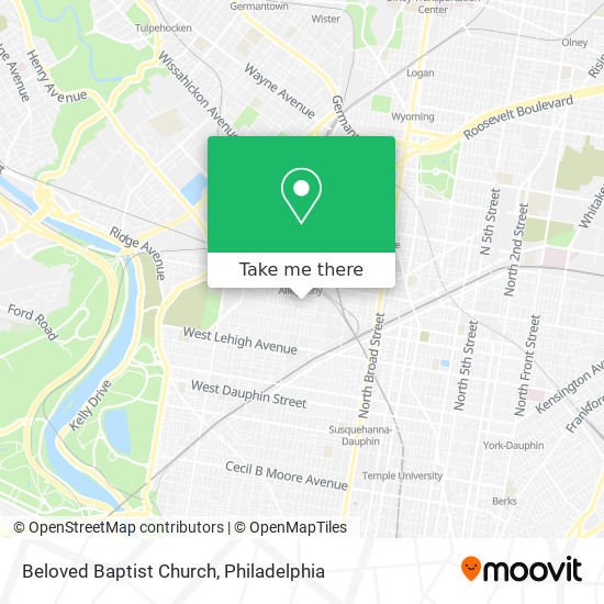 Beloved Baptist Church map