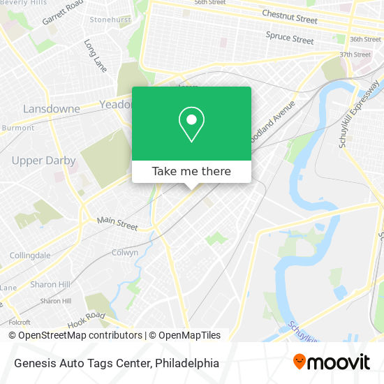 Genesis Auto Tags Center map