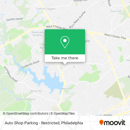 Mapa de Auto Shop Parking - Restricted