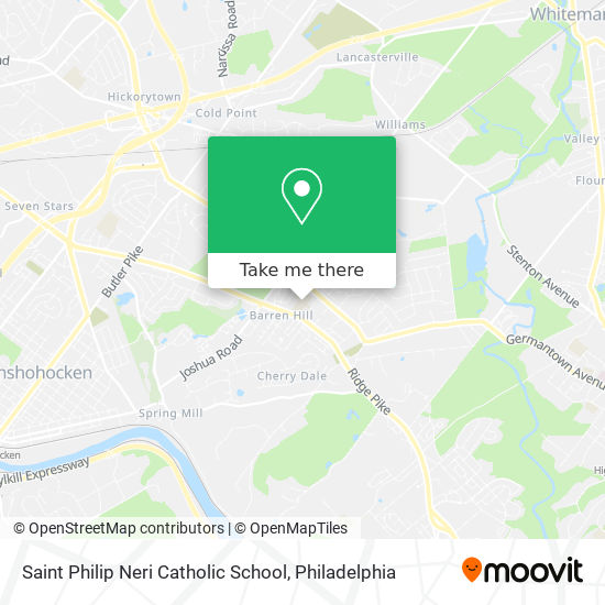 Saint Philip Neri Catholic School map