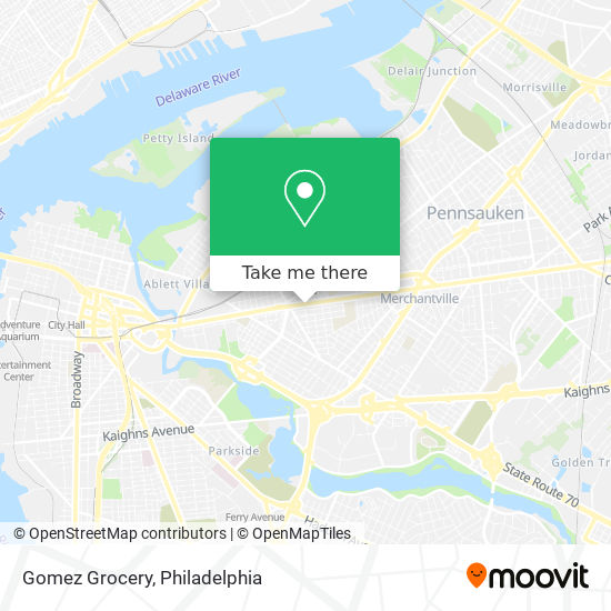 Mapa de Gomez Grocery