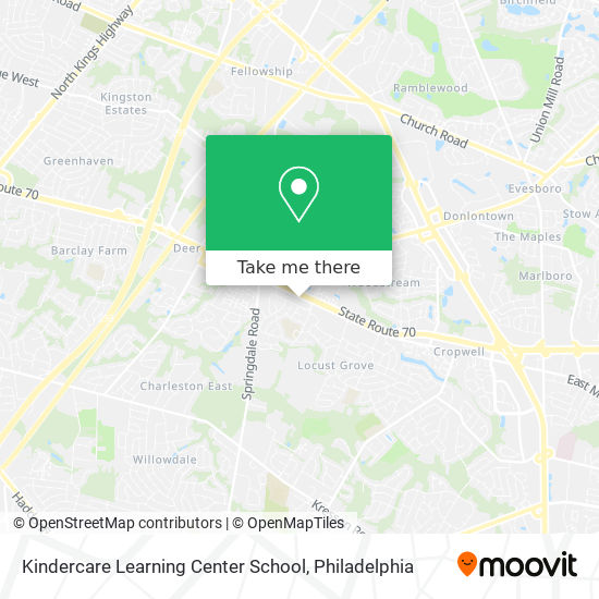 Kindercare Learning Center School map