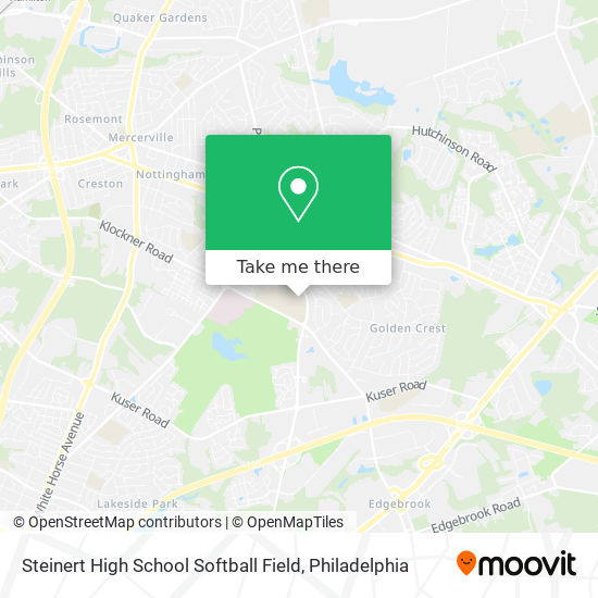 Steinert High School Softball Field map