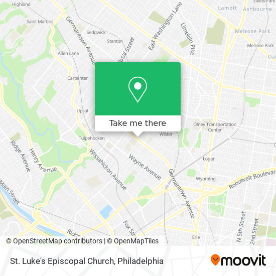 St. Luke's Episcopal Church map