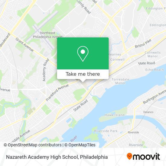 Nazareth Academy High School map