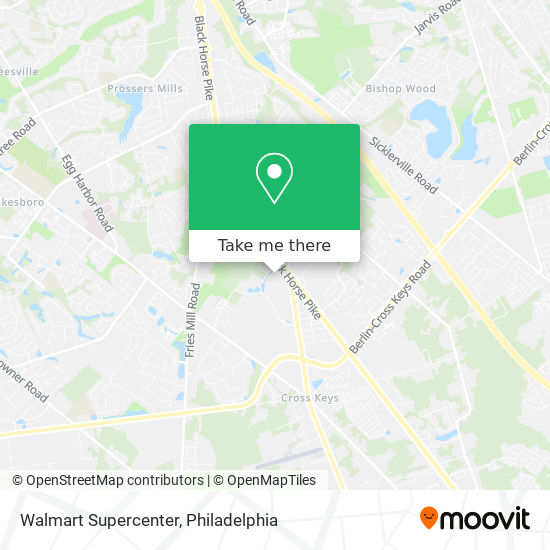 Walmart Supercenter map