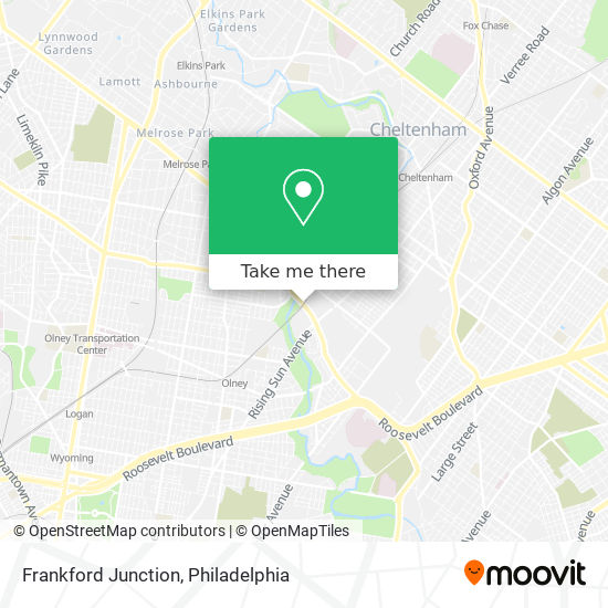 Frankford Junction map