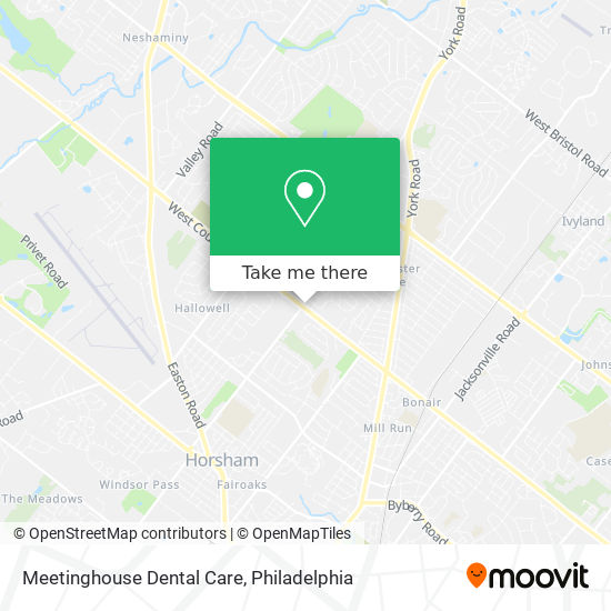 Mapa de Meetinghouse Dental Care