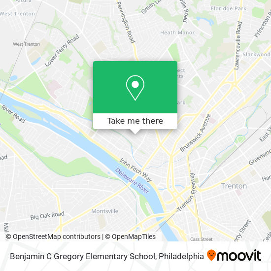 Mapa de Benjamin C Gregory Elementary School