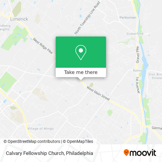 Calvary Fellowship Church map