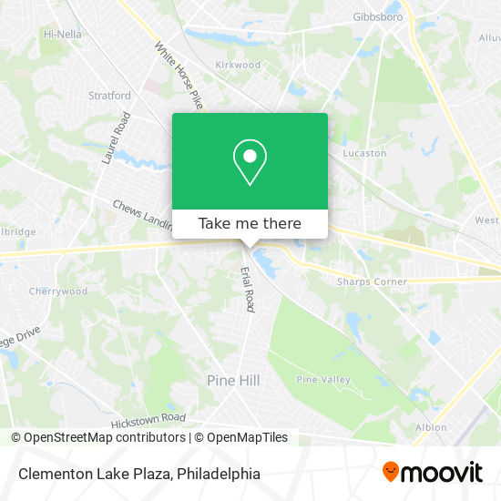 Clementon Lake Plaza map