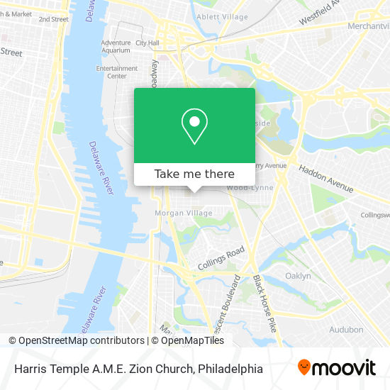 Harris Temple A.M.E. Zion Church map