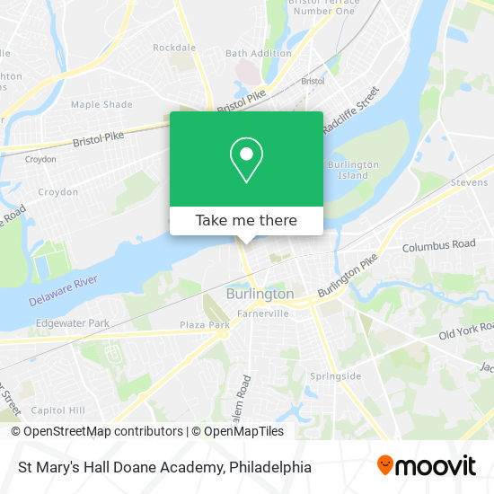 Mapa de St Mary's Hall Doane Academy