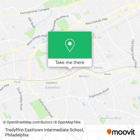 Tredyffrin Easttown Intermediate School map