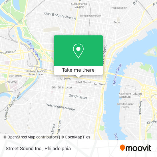 Street Sound Inc. map