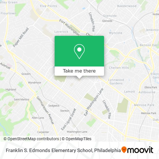 Franklin S. Edmonds Elementary School map