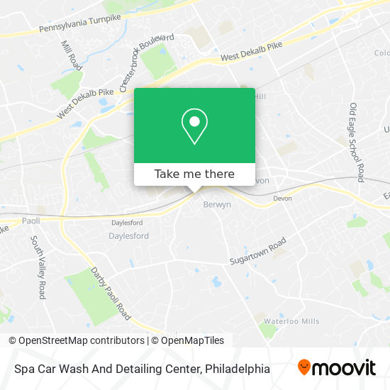 Mapa de Spa Car Wash And Detailing Center