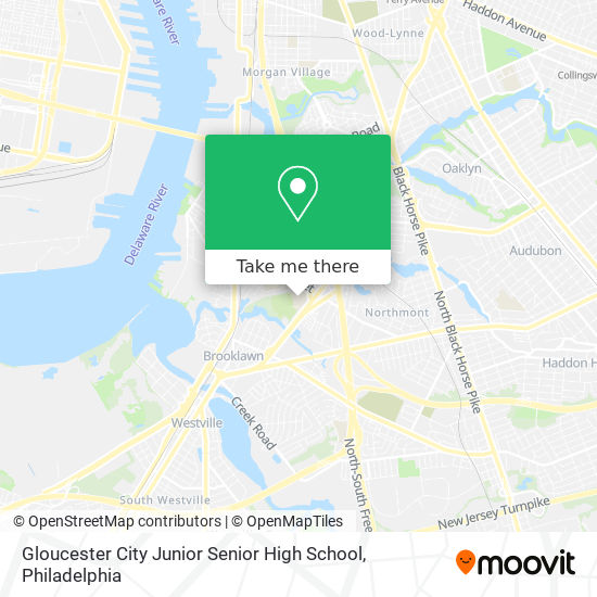 Mapa de Gloucester City Junior Senior High School