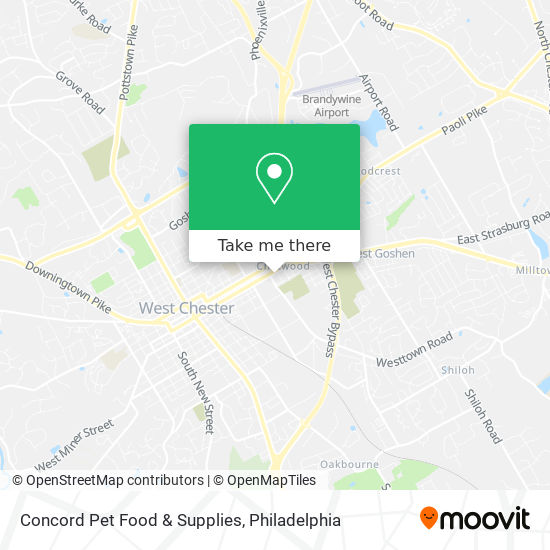 Concord Pet Food & Supplies map