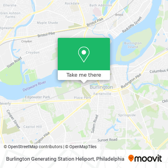 Mapa de Burlington Generating Station Heliport
