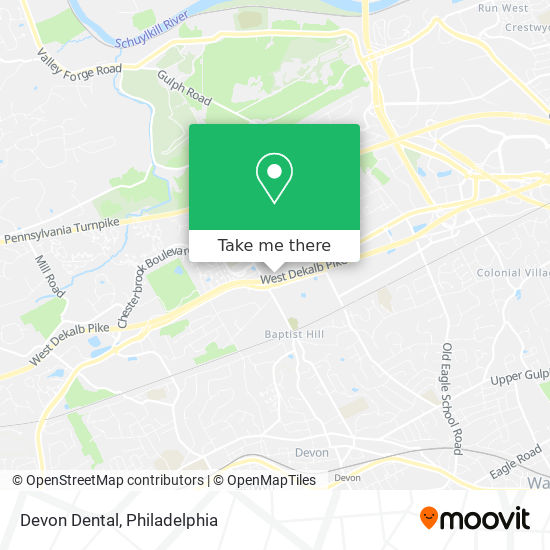 Mapa de Devon Dental
