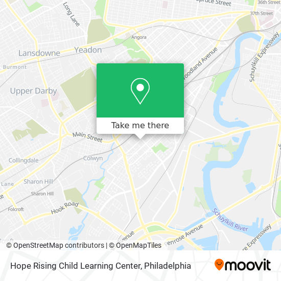 Mapa de Hope Rising Child Learning Center