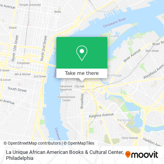 Mapa de La Unique African American Books & Cultural Center