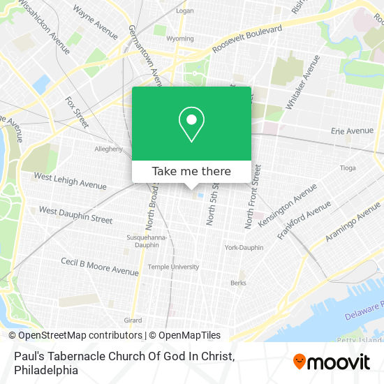 Mapa de Paul's Tabernacle Church Of God In Christ