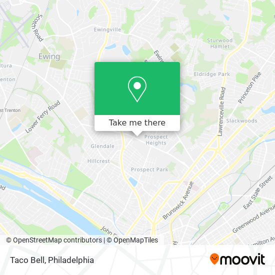 Taco Bell map