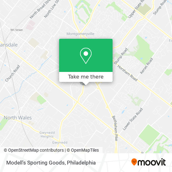 Modell's Sporting Goods map