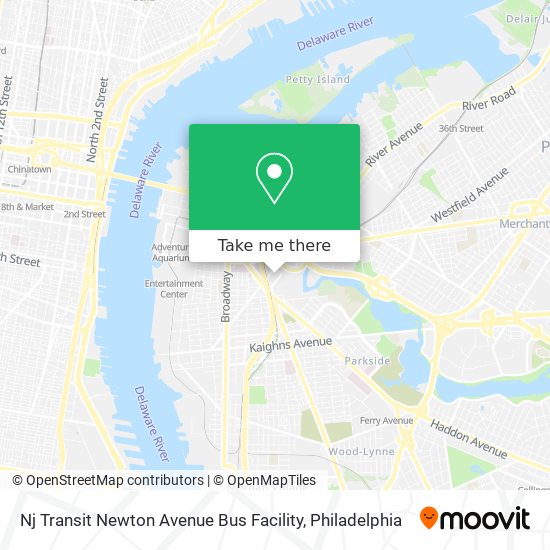 Nj Transit Newton Avenue Bus Facility map