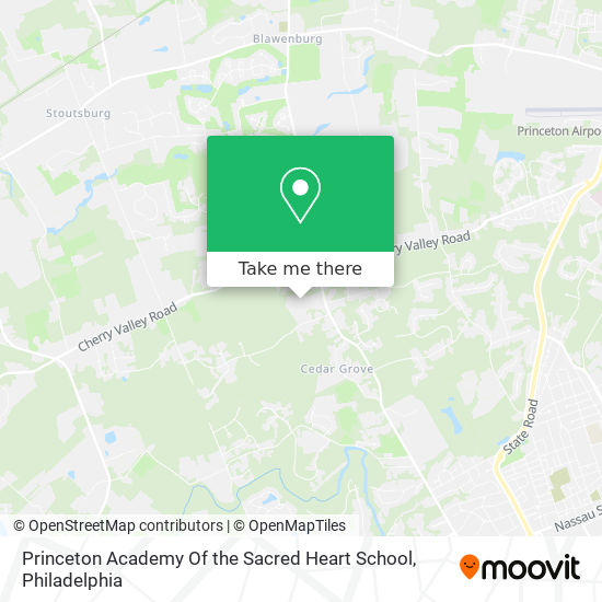 Mapa de Princeton Academy Of the Sacred Heart School