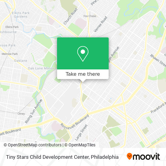 Mapa de Tiny Stars Child Development Center