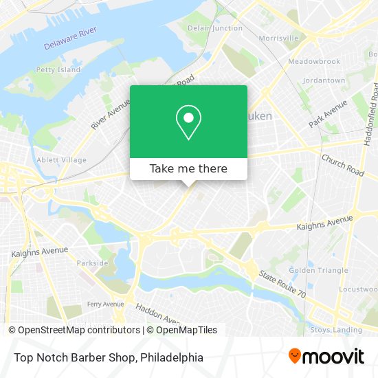 Top Notch Barber Shop map
