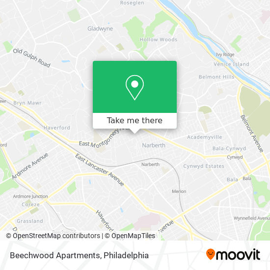 Mapa de Beechwood Apartments