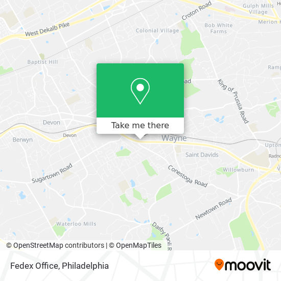 Fedex Office map