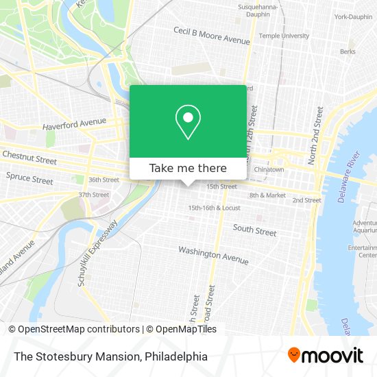 Mapa de The Stotesbury Mansion