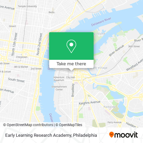 Early Learning Research Academy map