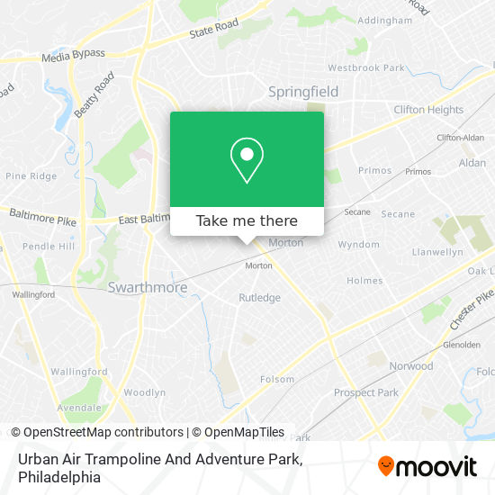 Mapa de Urban Air Trampoline And Adventure Park